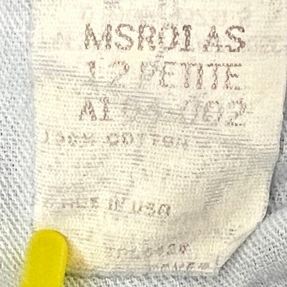 Wrangler Mom Jeans Women's 12P Light Wash High-Rise Tapered Leg Vintage 90s USA - Picture 3 of 9